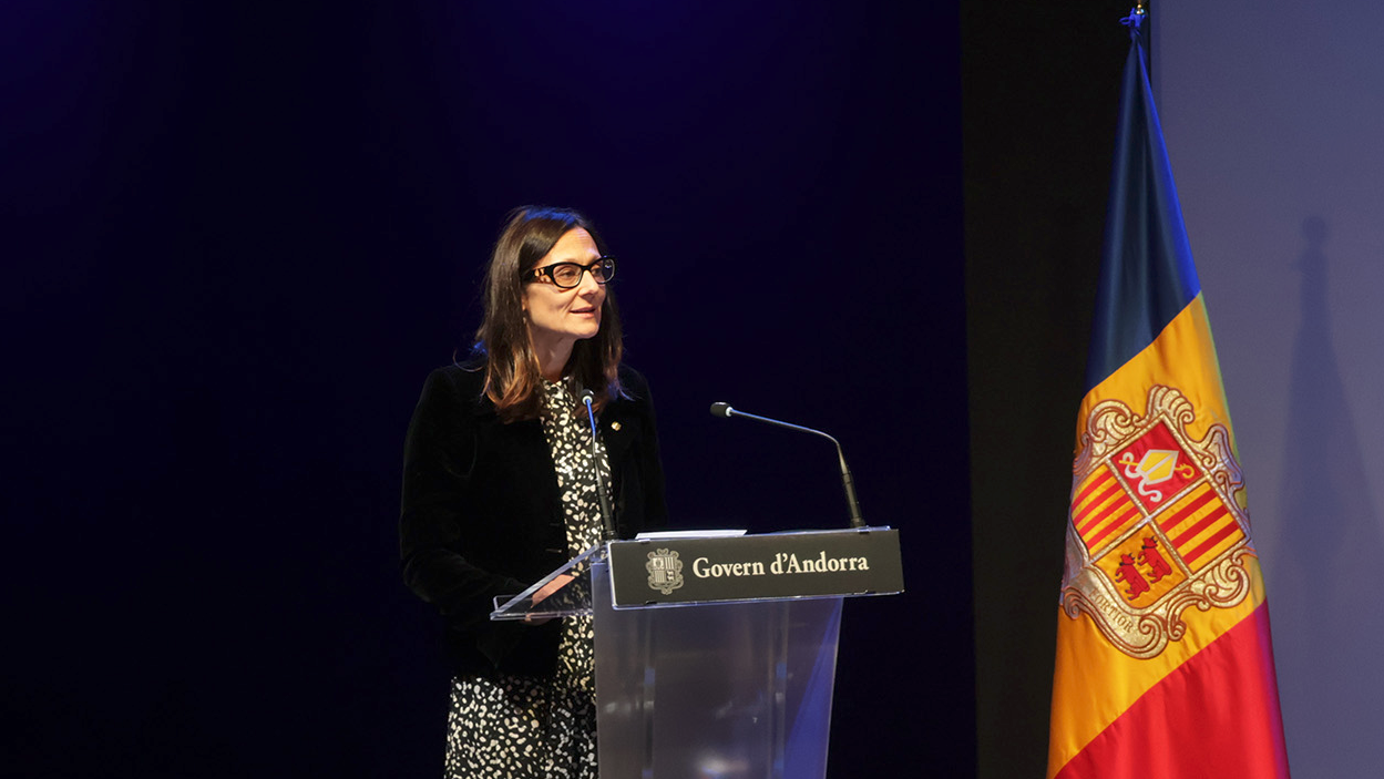 La ministra de Justícia i Interior, Ester Molné | ANA