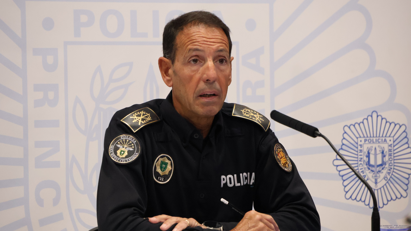 El director del cos de Policia, Bruno Lasne | ANA