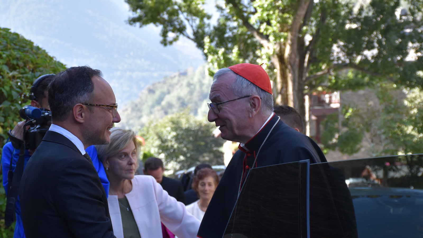 ANA | Visita Parolín per Meritxell