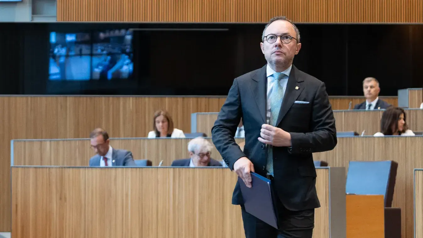 El cap de Govern, Xavier Espot al Debat d’Orientació Política