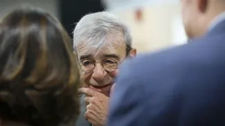 el ministre de Relacions Institucionals, Educació i Universitats, Ladislau Baró