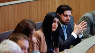 Carine Montaner (AE) al Consell General | Sergi Pérez