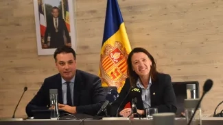 ANA | Els cònsols d'Ordino, Eduard Betriu i Maria del Mar Coma.