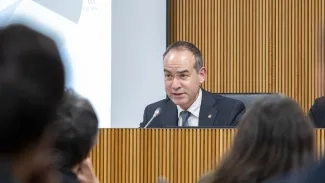 El cònsol major de Canillo, Jordi Alcobé | Consell General/ Sergi Pérez