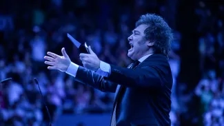 LVL | El presidente de Argentina, Javier Milei, en el MEF