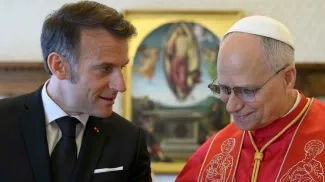 ARXIU | Emmanuel Macron amb el Papa Lleó XIV