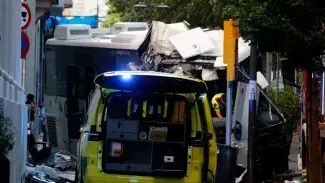 L'autocar accidentat (ACN/Roger Segura)