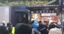 Creperia de la Rotonda en la cabalgata en Andorra la Vella